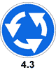 Знак 4.3 Круговое движение